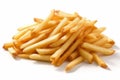fry isolated french meal fat potato yellow fast chip snack. Generative AI.