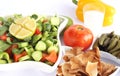 Fattoush - Lebanese Salad Royalty Free Stock Photo