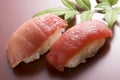 Fatty tuna sushi Royalty Free Stock Photo