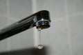 Faucet drop water