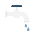 Faucet Line vector icon which can easily modify or edit