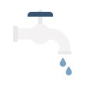 Faucet Line vector icon which can easily modify or edit Royalty Free Stock Photo