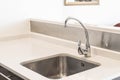 Faucet Sink and water tab decoration in kitchen room Royalty Free Stock Photo