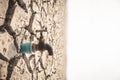 Faucets on dry ground drought and crisis environment Royalty Free Stock Photo