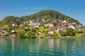 Faulensee in the morning Royalty Free Stock Photo
