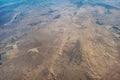 San Andreas Fault aerial view Royalty Free Stock Photo