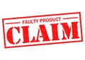 FAULTY PRODUCT CLAIM Royalty Free Stock Photo