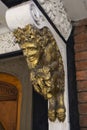 Faun Sculpture at Brasenose College in Oxford, UK Royalty Free Stock Photo