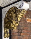 Faun Sculpture at Brasenose College in Oxford, UK Royalty Free Stock Photo