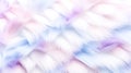 Faux fur design mimicking abstract soft geometric pattern with pastel triangles against fluffy background