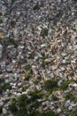 Favela Brazilian Hillside Shantytown Rio de Janeiro Brazil Royalty Free Stock Photo