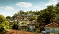 Favela in Cosme Velho district of Rio de Janeiro, Brazil Royalty Free Stock Photo