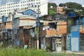 The favela Park Cidade Jardim: a metaphor of the modern of SÃÂ£o Paulo, Brazil. Royalty Free Stock Photo
