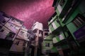 Favela of the poor in Rio de Janeiro. Royalty Free Stock Photo