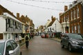 Faversham in Kent, typical British High Street Royalty Free Stock Photo