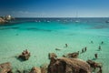 Favignana Island, Cala Azzura Beach, close to Sicily