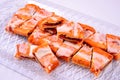 A Favorite Anytime Treat in Wisconsin is Raspberry Kringle Royalty Free Stock Photo