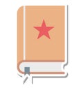 Favorite Book Isolated Vector Icon Editable Royalty Free Stock Photo