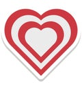 Favorite, feeling loved Vector Icon editable Royalty Free Stock Photo