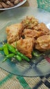 Favorite fried tofu dish Royalty Free Stock Photo