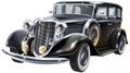 The favorite gangsters car Royalty Free Stock Photo