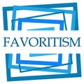 Favoritism Blue Random Borders Royalty Free Stock Photo