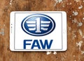 FAW automotive company logo Royalty Free Stock Photo