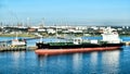 Tanker BRITISH CIRRUS is moored at the pier of the ExxonMobil refinery in Fawley United Kingdom