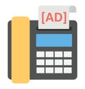 Fax ad Isolated Vector icon that can be easily modified or edit