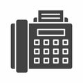 Fax icon vector image. Royalty Free Stock Photo