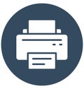 Fax, inkjet printers Isolated Vector Icon That can be easily edited in any size or modified. Royalty Free Stock Photo