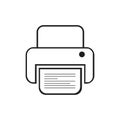 fax machine Logo Template vector icon design Royalty Free Stock Photo