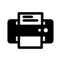 Fax Vector icon which can easily modify or edit Royalty Free Stock Photo