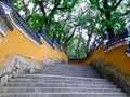 Fayu temple stairs in Putuo mountain