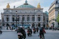 The faÃÂ§ade of the Palais Garnier opera house. Famous architecture of Paris. Royalty Free Stock Photo