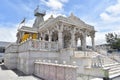 FaÃÂ§ade, Shree Ashapura Mataji temple in Pune, one of the top Temples in Kondhwa Khurd, Royalty Free Stock Photo