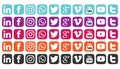 Squared shape social media icon