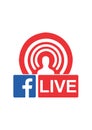 Facebook live icon