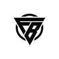FB Trianagle Circle Logo Design Concept for Corporate Company Identity