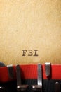 FBI, Federal Bureau of Investigation Royalty Free Stock Photo