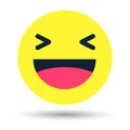 social media haha reacts illustration happy smile fun funny symbol design