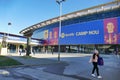 FC Barcelona Camp Nou stadium and official store for supporters Barcelona Spain