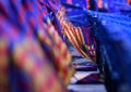 FC Barcelona flags in the stands