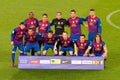 FC Barcelona team Royalty Free Stock Photo