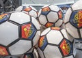 In FC Basel fan shop Royalty Free Stock Photo