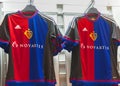 FC Basel shirts Royalty Free Stock Photo