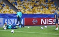 FC Chelsea training session at NSC Olimpiyskyi stadium