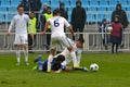 FC Dinamo vs FC Chelsea. U-19 UEFA Champions League. Royalty Free Stock Photo