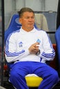 FC Dynamo Kyiv manager Oleg Blokhin