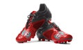 FC Liverpool - football boots. Royalty Free Stock Photo